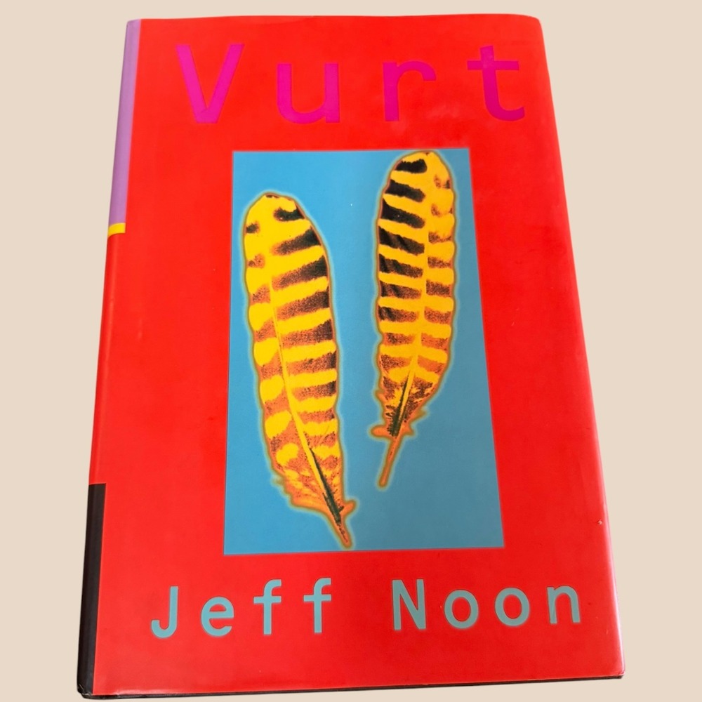 Vurt Jeff Noon 1995 Hardcover 1st American Edition DJ Clean Pages - Edge Spots